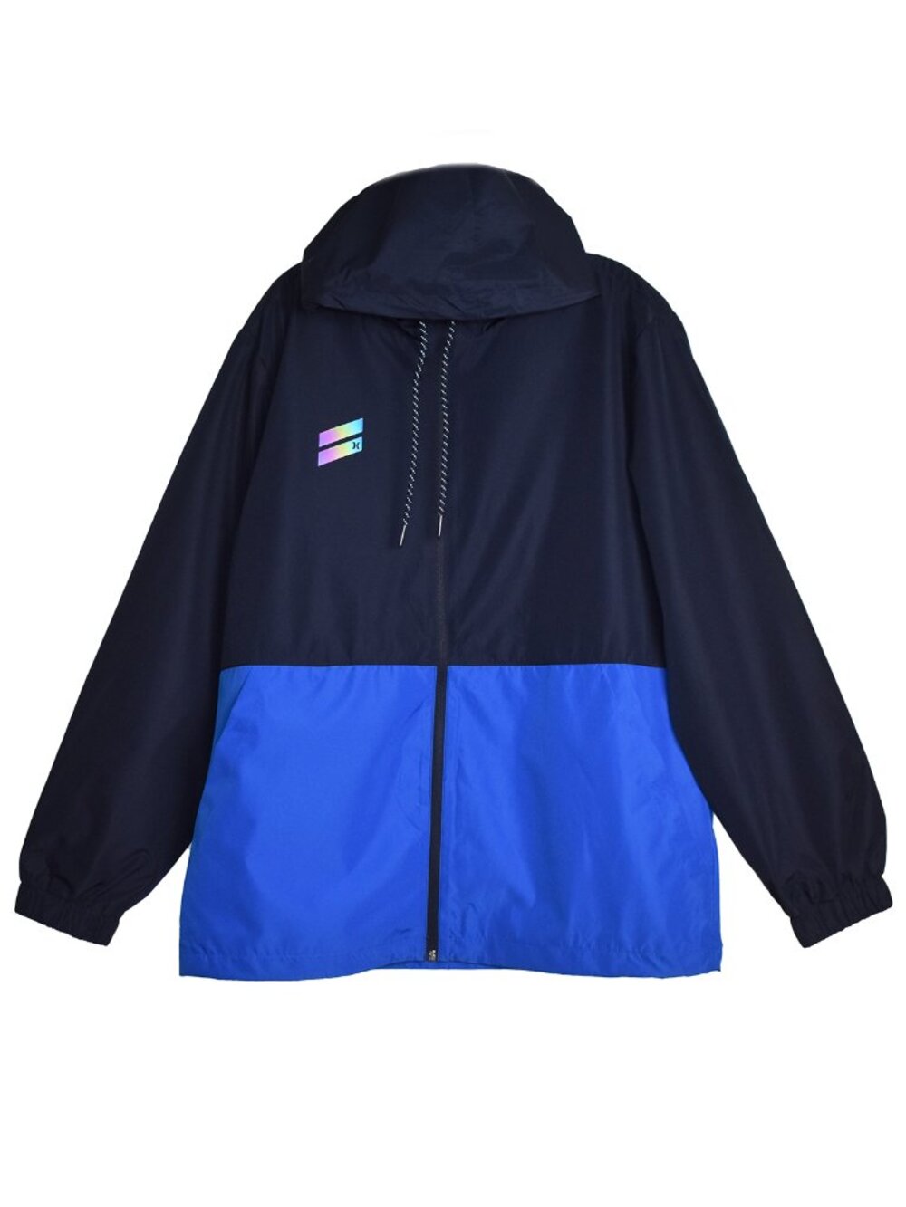Hurley Men’s Jacket All Seasons Gear Hoodie Windbreaker Colorblock Size L - Picture 4 of 6